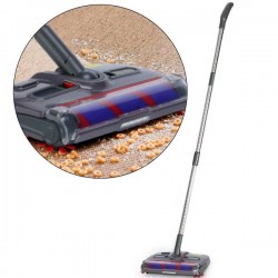 Balai Aspirateur Sans Fil Avec Brosse Rotative, Fonction Anti-blocage Et Lumière Led